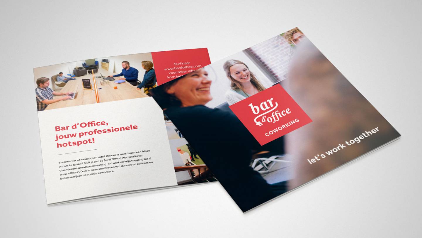 Bar d'Office | Mockup brochure