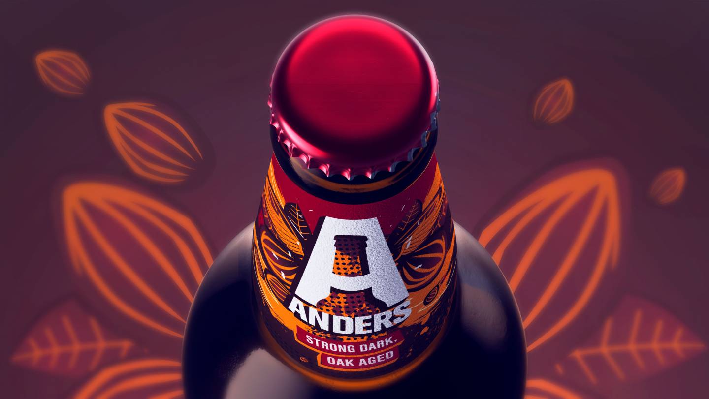 Mockup etiket Bier Anders 