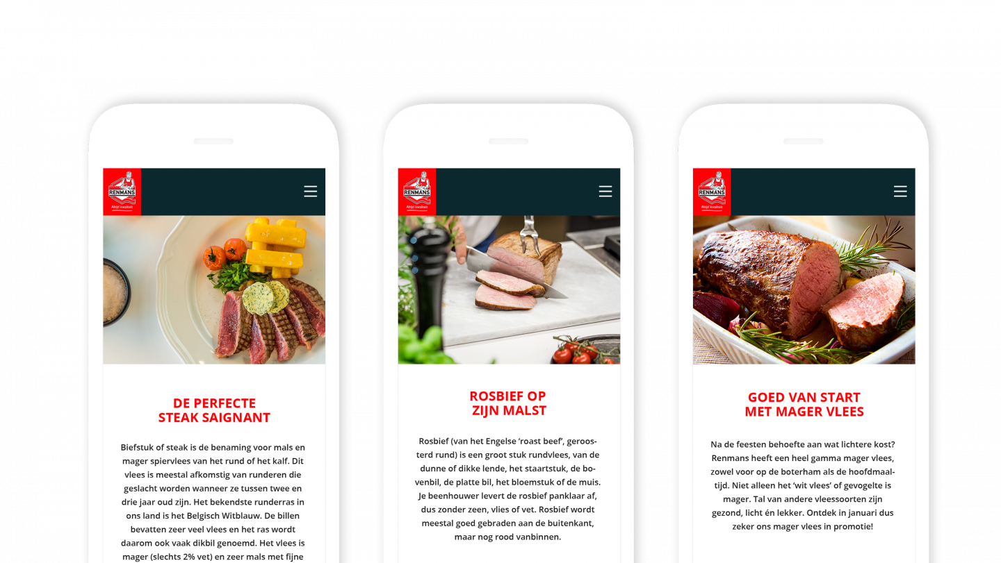 Renmans website contentplan