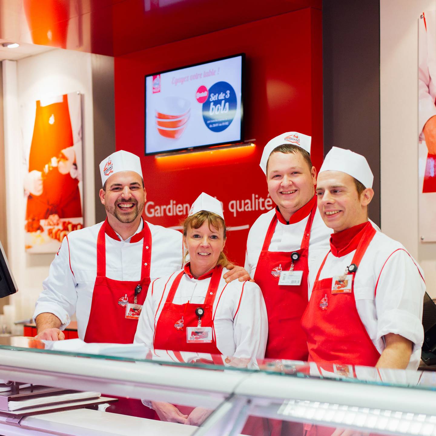 Team in een filiaal van Renmans